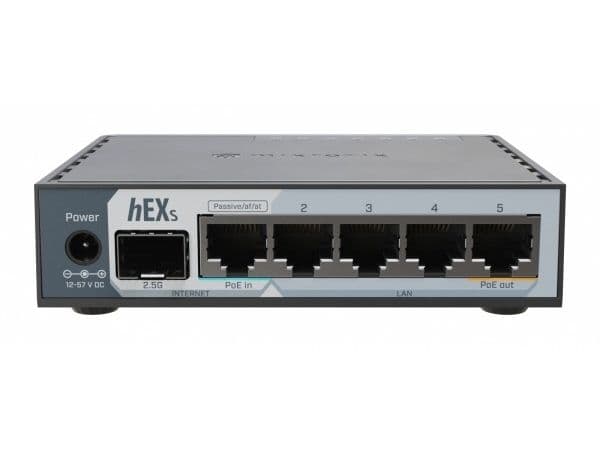 MikroTik hEX S - 2025 Edition - router 5-portars switch - 1GbE, 2.5GbE