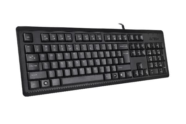 A4Tech KR-92 - Tastatur - USB - USA - svart