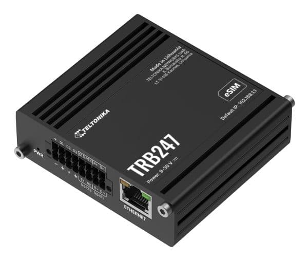 Teltonika TRB247 - Gateway - 100Mb LAN, RS-232, RS-485 - LTE - 3G, 4G