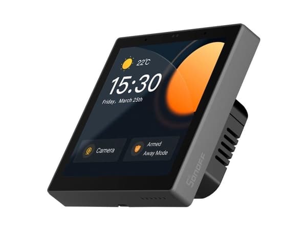 Sonoff kontrollpanel för smarta hem med pekskärm Zigbee 3.0 Google Assistant, Alexa svart (NSPanel Pro)