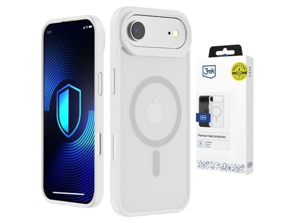 3mk Smoke MagCase för iPhone Air - vit-transparent