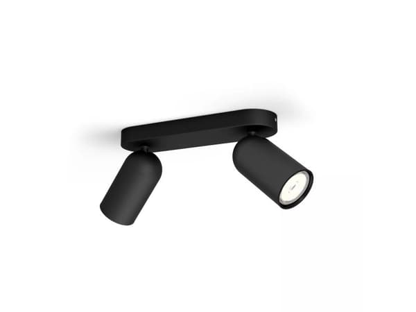 Philips myLiving Pongee kohdevalaisin 2x, GU10, LED, 220-240 V, Musta