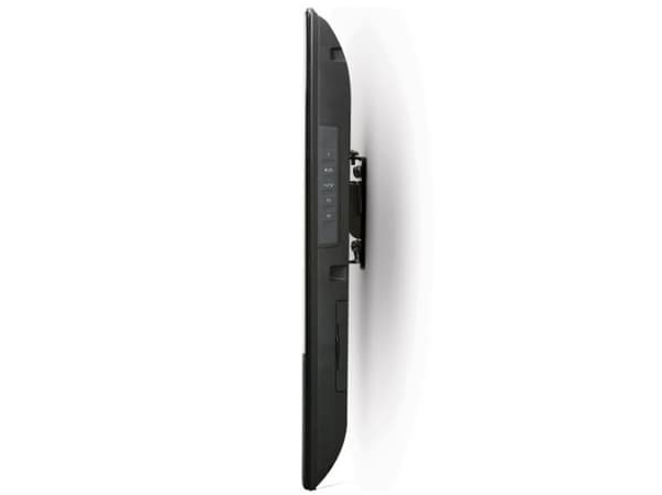 B-Tech LCD TV flat wall mount bracket, 20 kg, Musta