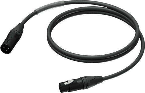 Procab XLR til XLR-kabel 10 m sort (1KPPR093)