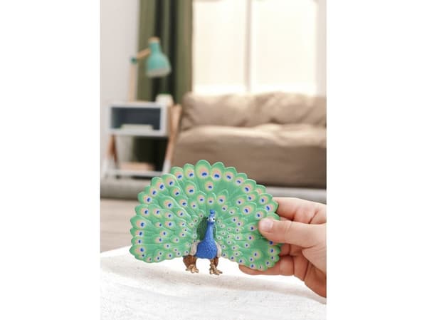 Schleich påfugl