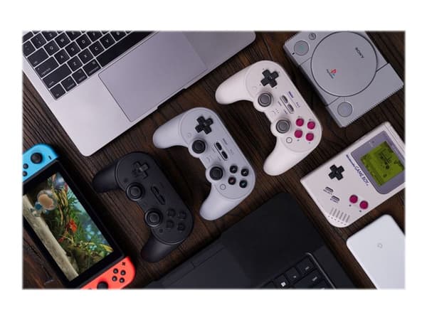 8Bitdo Pro 2 - Håndkonsoll - kablet - svart - for PC, Microsoft Xbox Series X, Microsoft Xbox One, Microsoft Xbox Series S