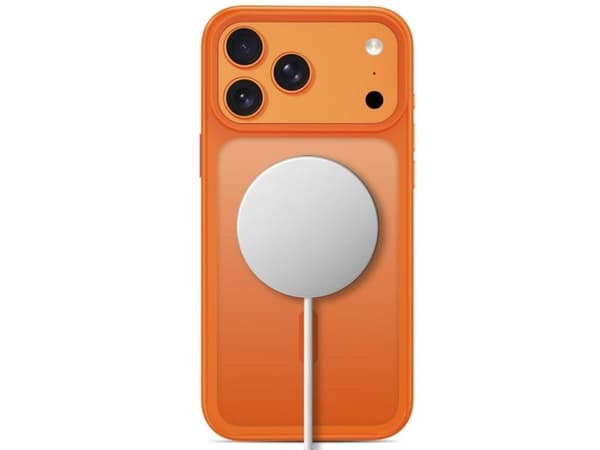 Tech-Protect Magmat Magsafe CC Case for iPhone 18 Pro Max / 17 Pro Max - Matte Orange