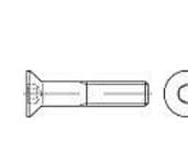 TOOLCRAFT countersunk skruer M3 10 mm innvendig sekskant stål 500 stk