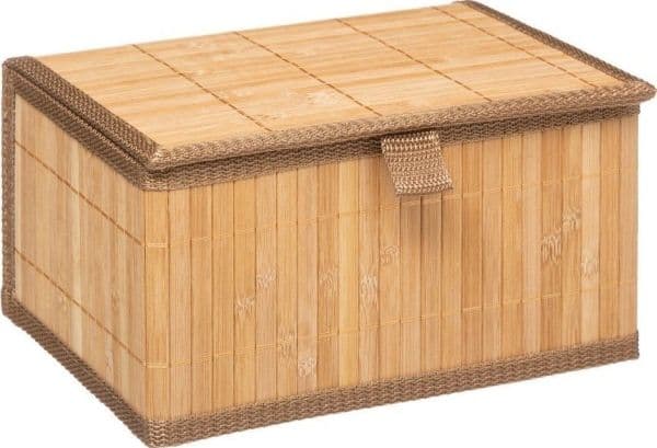 5five set med 3 förvaringskorgar brun
