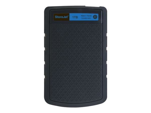 Transcend StoreJet 25H3B - Hårddisk - 1 TB - extern (portabel) - 2.5" - USB 3.0