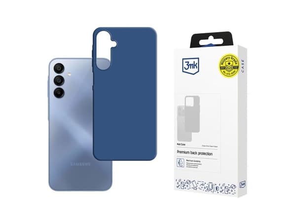 3MK matt etui Pro Samsung Galaxy A15 5G, blåbær