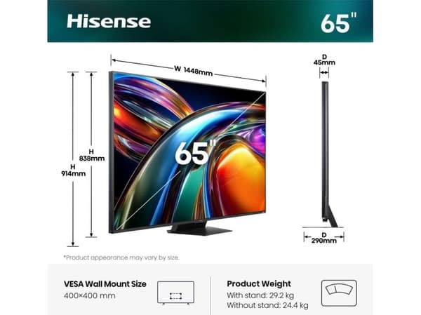 Hisense 65UR9DS -televisio