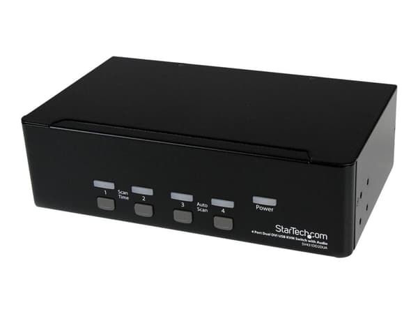 StarTech.com SV431DD2DUA, 2048 x 1536 pikseliä, Musta