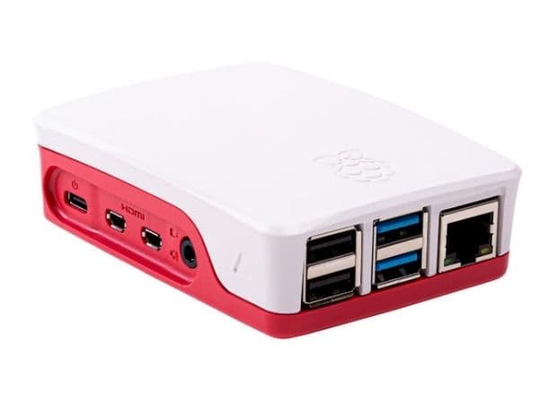 Raspberry Pi - Fodral - ABS-plast - röd/vit