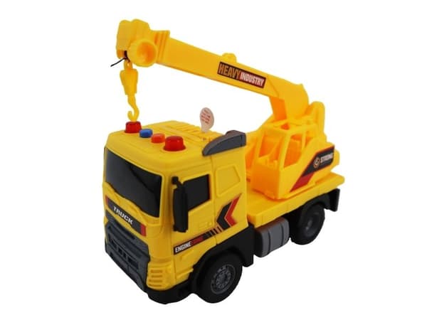 Impulse Toys kranbil m/lys og lyd 1:20