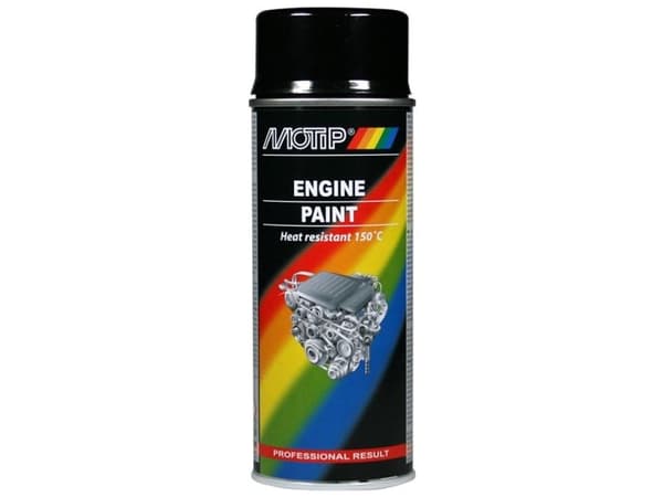 Motip Motormaling sort 150 grader 400ml.