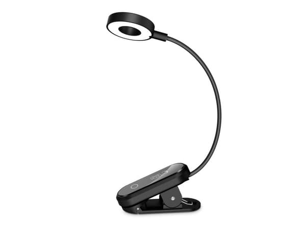 Tech-Protect LL100 Wireless Lamp with Clip + USB-A / USB-C Cable 30 cm - Black