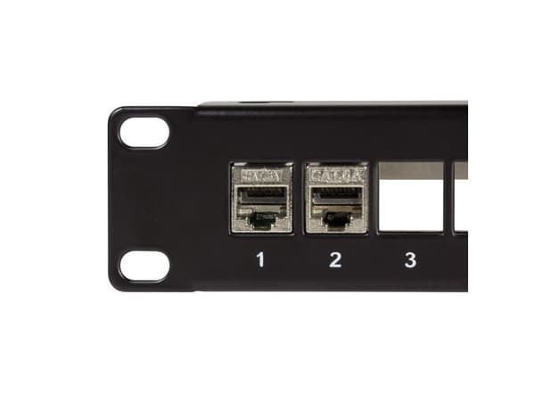 LogiLink NK4042, Sort, Metall, Rackmontering, 1U, RoHS, CE, 482 mm