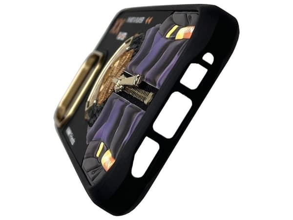 Nimmy Cool&Cute 2.0 Monkey-deksel til iPhone 16 Pro - Svart