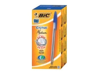 BIC Cristal - Kulepenn - grønn - 1 mm - medium (en pakke 50)