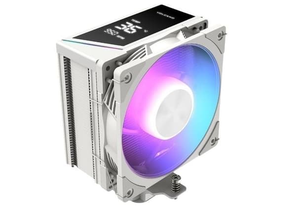 MODECOM CPU COOLING VOLCANO 0C T202 LCD ARGB VALKOINEN