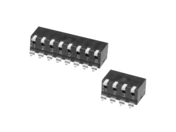Omron A6SR-2104 DIP-bryter, 2-polet, SMD, 1 stk