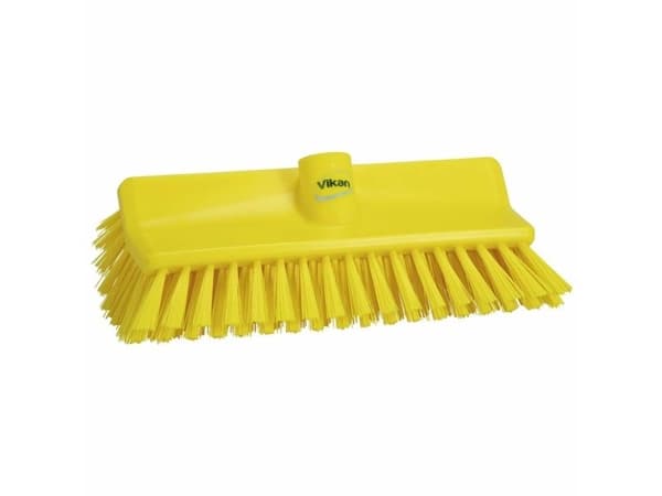 High-low børste, Vikan, 26,5x15x10cm, gul, polyester/PP/rustfrit stål, 26,5 cm