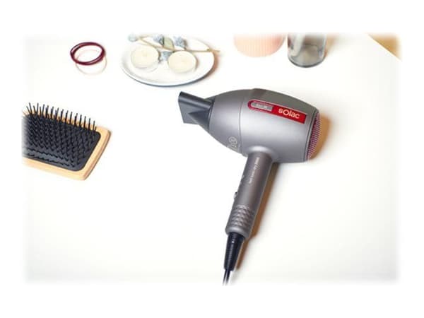 Solac SH7087 Fast Ionic Dry 2000 - Hårtørrer - gray/pink