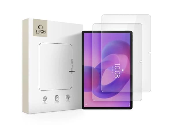 Tech-Protect härdat glasskydd för Lenovo Idea Tab Plus 12.1 TB-361, klar, 2-pack