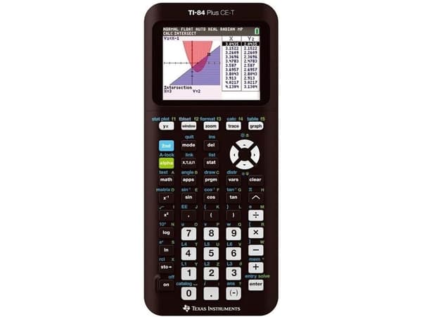 Texas TI-84 Plus CE-T Graphing calculator - inkl. UK-manual