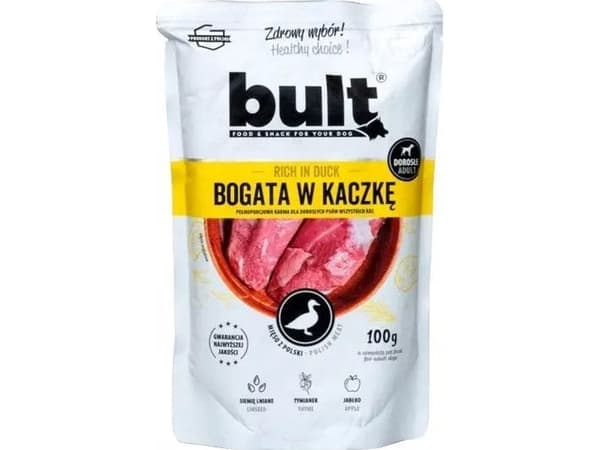BULT Bult Våtfoder för hundar Anka Köttbullar 100g