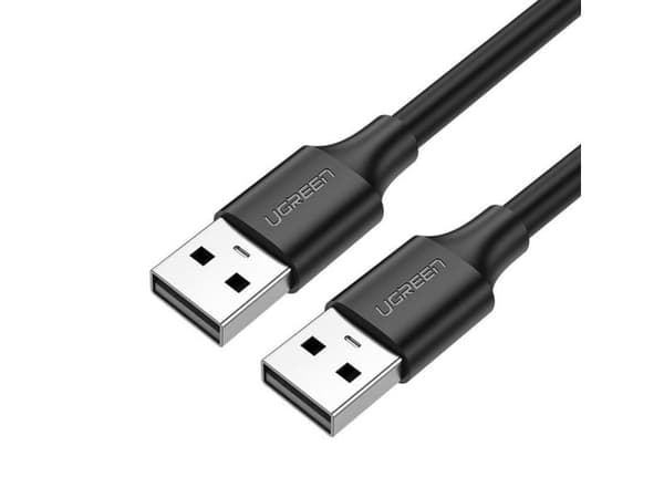 Ugreen USB-A - USB-A 1 m USB-kaapeli musta (UGR391BLK)