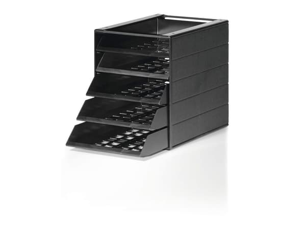 Durable IDEALBOX BASIC 5, Svart, C4, 5 lådor, 250 mm, 322 mm, 332 mm