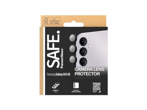 PanzerGlass SAFE kamerabeskyttelse Samsung Galaxy A54 5G Sort