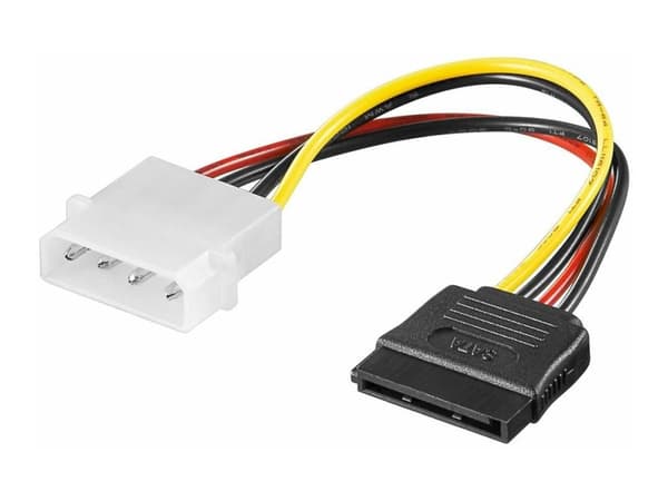 MicroConnect - Strömadapter - 4 pin intern effekt (hane) till SATA-ström (hane)