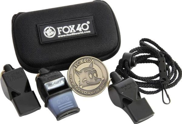 Fox 40 set - 3 visselpipor + etui