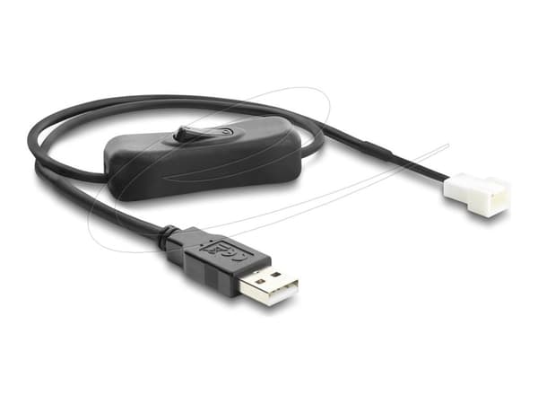 DeLOCK 91232, 0,5 m, USB A, Molex (3-pin), 5 V
