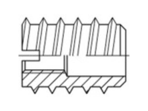 TOOLCRAFT 144033 isolasjonsmutter M6 20 mm stål (100 stk)