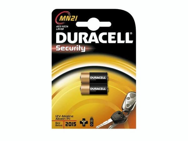 Duracell batteri, SECURITY 8LR23, 12 V, 2 stk.