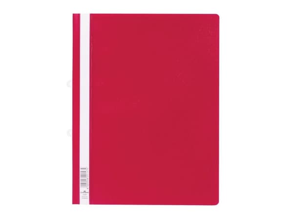 Durable Clear View Folder, Röd, PVC, A4