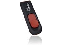 ADATA Classic Series C008 - USB flash-enhet - 16 GB - USB 2.0 - svart, röd