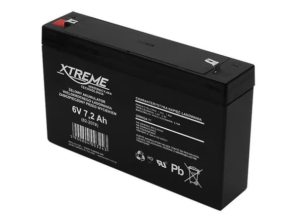 Blow Gel-batteri 6V 7,2Ah XTREME
