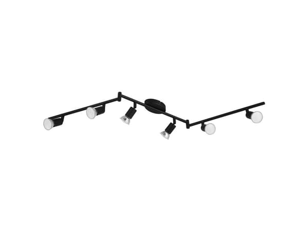 EGLO BUZZ LED spotskinne 6L i sort