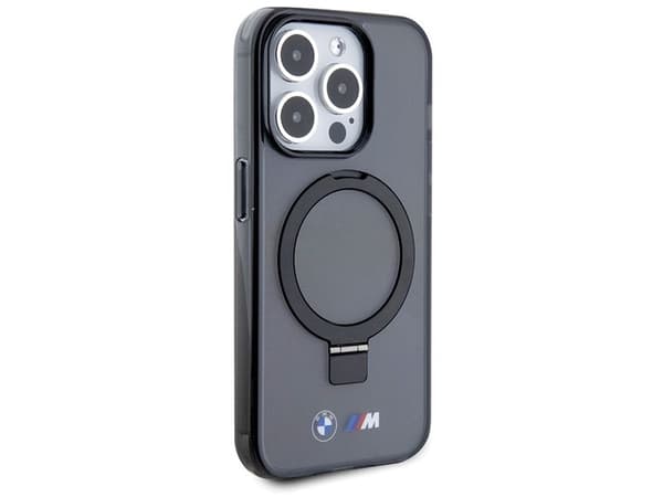 BMW Ring Stand M Collection MagSafe Case for iPhone 15 Pro - Black