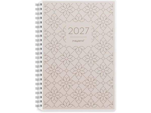 A5 veckokalender tvärformat med 4 illustrationer 2027