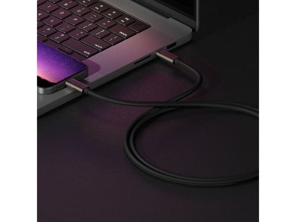 Ringke USB-C 3.2 Gen. PD240W-kabel 100 cm - sort