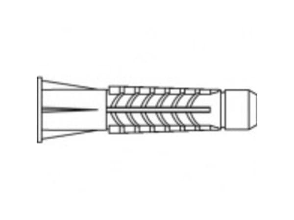 TOOLCRAFT Rawlplug 28 mm TO-5455077 100 st