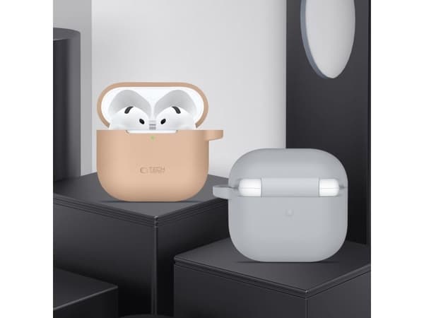 Tech-Protect TECH-PROTECT silikonkrok til Apple AirPods 4 olive green