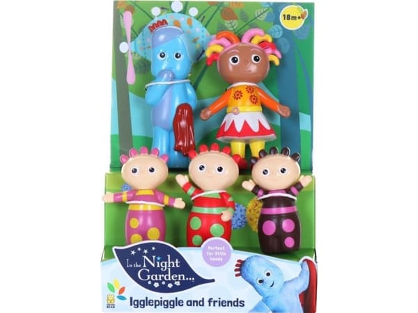 Natthagefigurer 5 stk