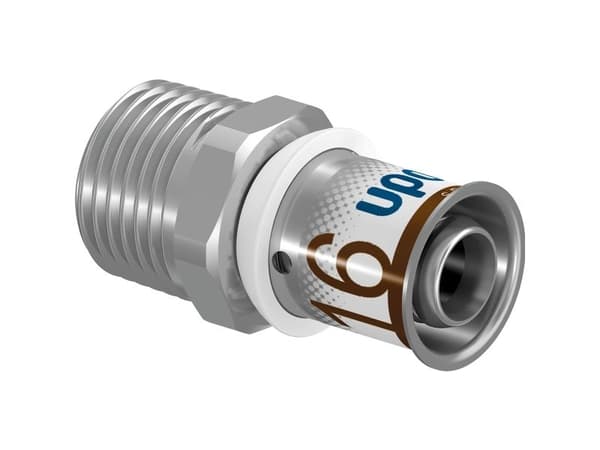 UPONOR S-PRESS PLUS kobling m/nippel 16x3/4 "MT